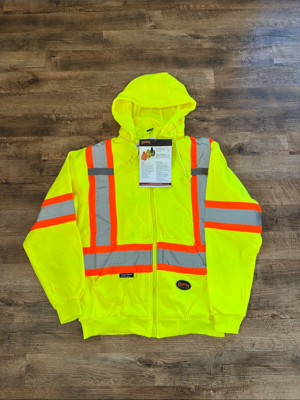 NWT Pioneer Polyester Fleece Hoodie